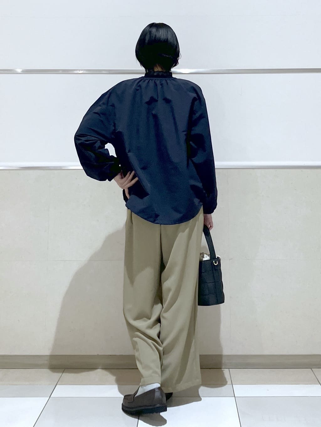 eriko さんの「Dessin｜【洗える】オーガンジーフリルニット」を使ったコーディネート