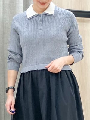 Keiさんの「grove｜アーモンドトゥヒールブーツ」を使ったコーディネート