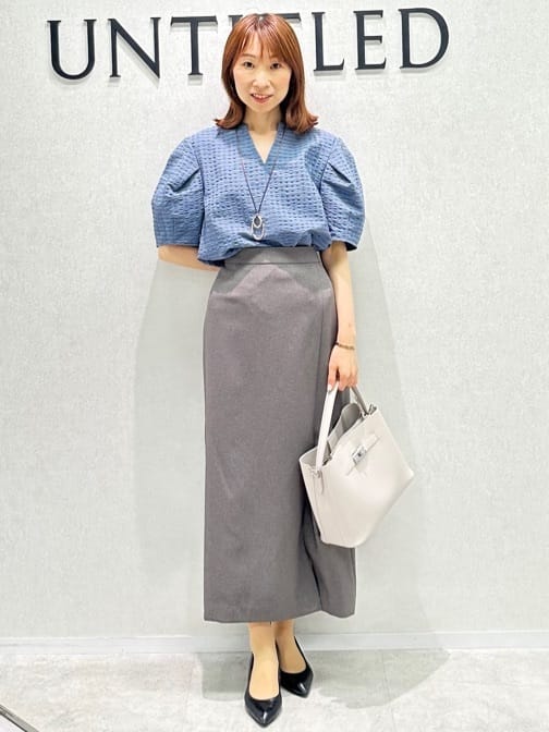 Miwaさんの「UNTITLED｜ビッグオーバルネックレス」を使ったコーディネート
