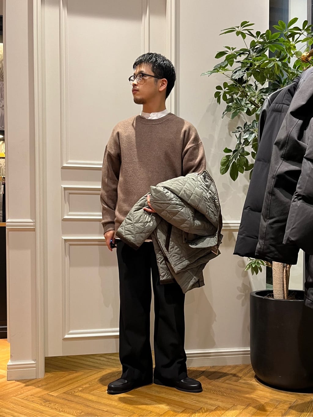 Tokuさんの「DRESSTERIOR｜◆キルティング ハンティングジャケット」を使ったコーディネート