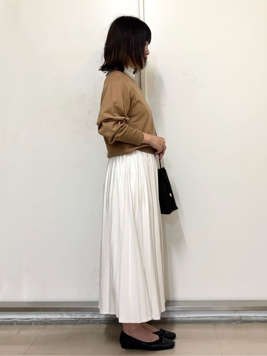 やまさんの「OPAQUE.CLIP｜《美人百花掲載》名品フラットバレエシューズ」を使ったコーディネート