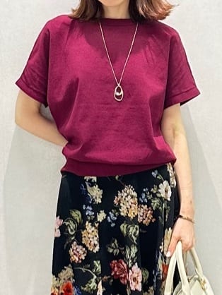 Miwaさんの「UNTITLED｜【洗える/前後2WAY】ネックプルオーバーニット」を使ったコーディネート