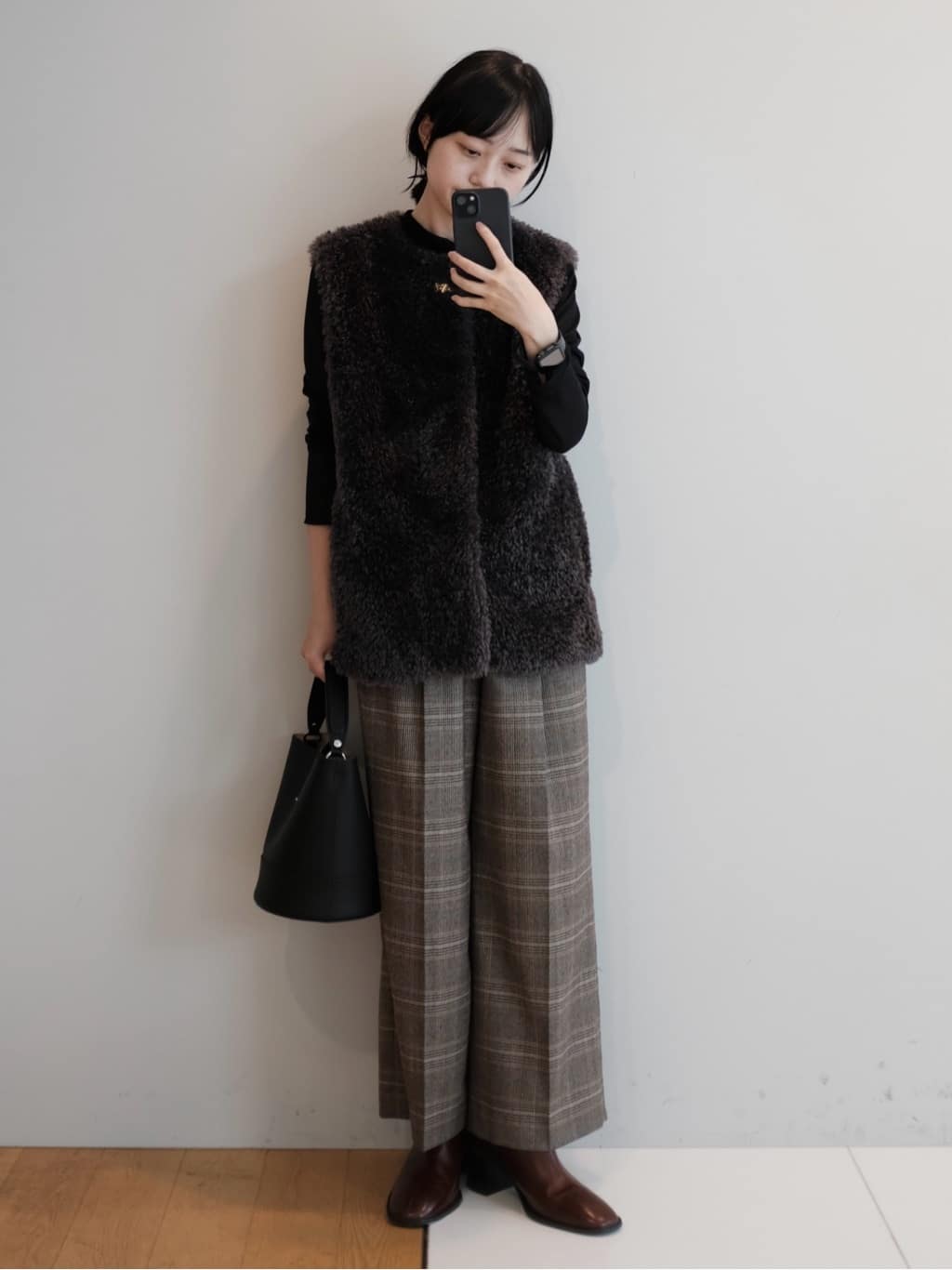 Kishimotoさんの「DRESSTERIOR｜◆エコファージレ」を使ったコーディネート