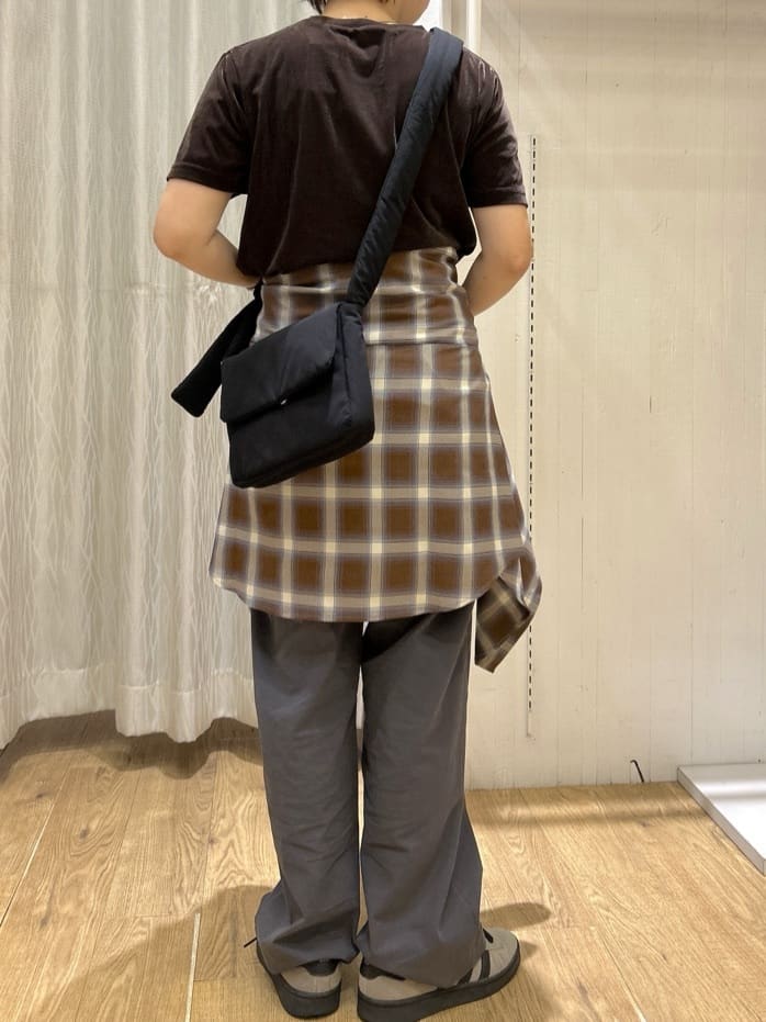 ga_riさんの「THE SHOP TK｜シアーベロアカットソー【洗える】」を使ったコーディネート