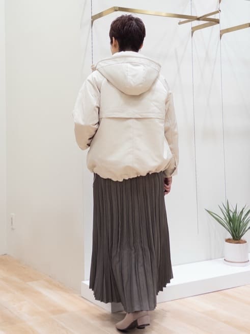 シュウコさんの「grove｜【名品アウター/3WAY・はっ水】ボアライナー付マウンテンパーカ」を使ったコーディネート