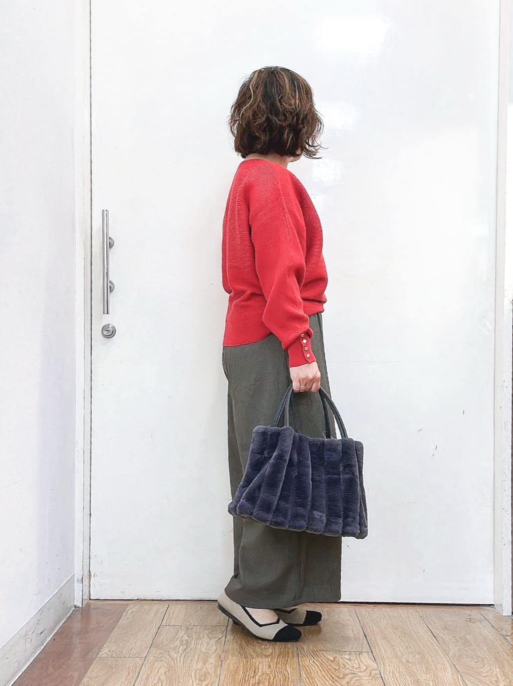 haruさんの「SHOO･LA･RUE｜ウエストまわりをすっきり魅せる デザインガウチョパンツ」を使ったコーディネート