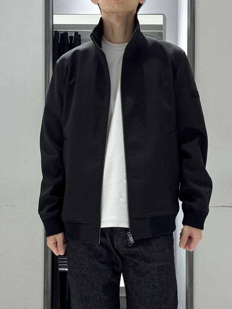わいずみさんの「TAKEO KIKUCHI｜【JUST ONE LAYER】ダウンファブリック ジップアップ リブ ブルゾン」を使ったコーディネート