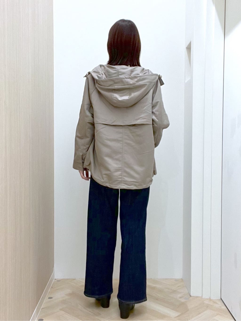  おまつさんの「grove｜【名品アウター/3WAY・はっ水】ボアライナー付マウンテンパーカ」を使ったコーディネート