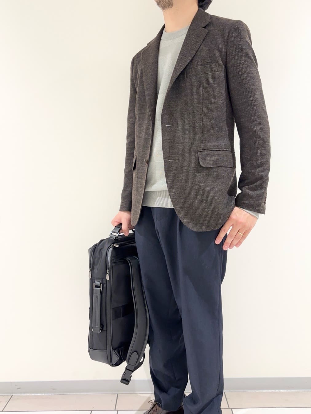 及川さんの「TAKEO KIKUCHI｜【Sサイズ～】ラッセルメッシュ ジャケット」を使ったコーディネート