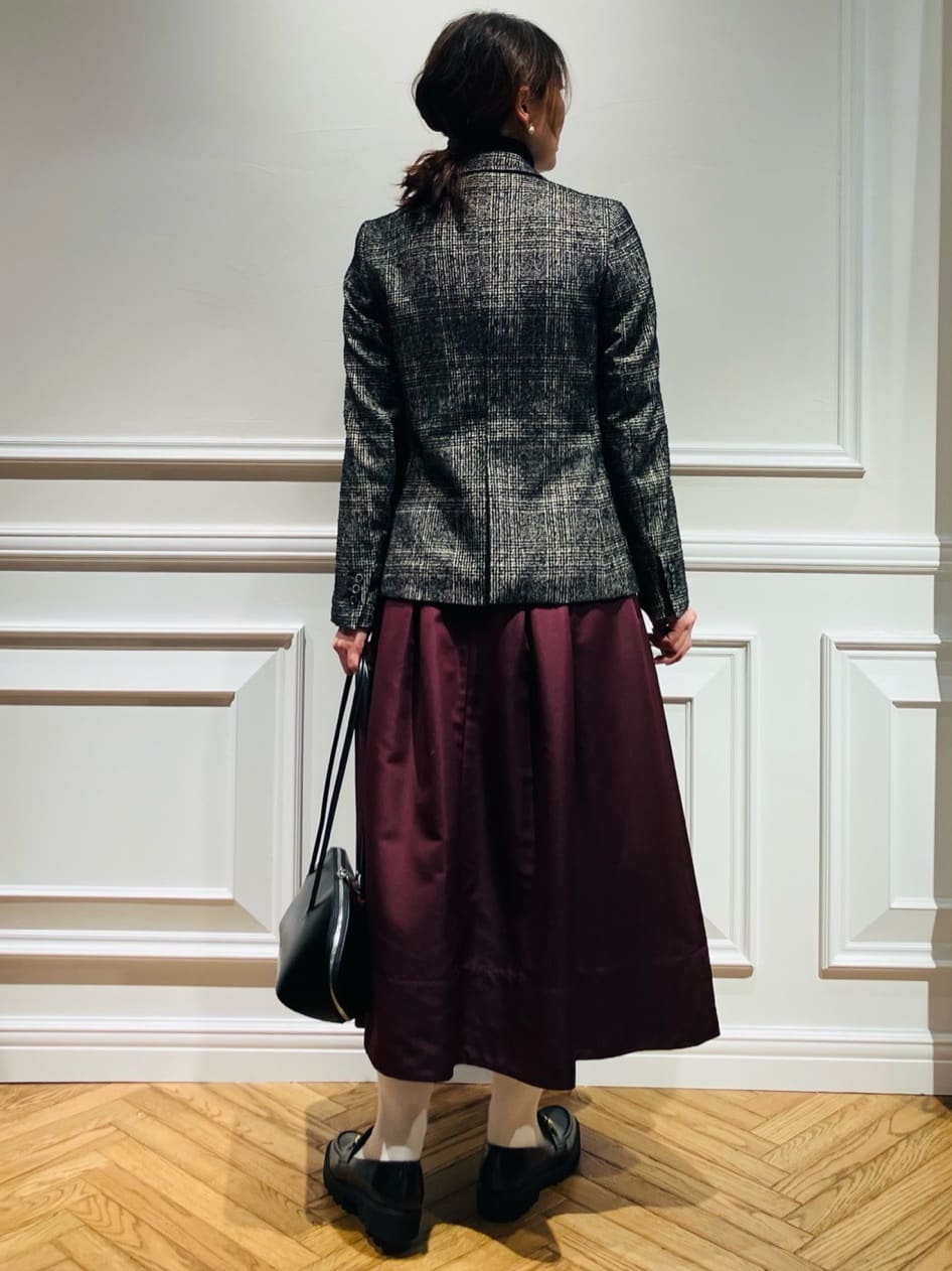 TSUKUIさんの「DRESSTERIOR｜ループグレンチェックジャケット」を使ったコーディネート