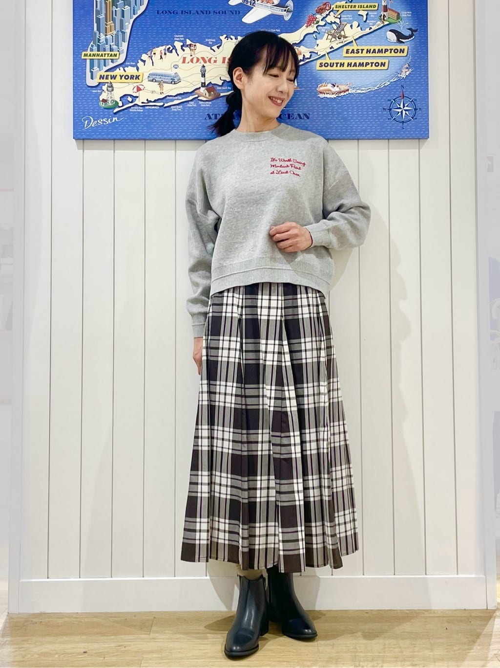 uwatokoさんの「Dessin｜【セットアップ可・洗える】マシュマロスウェードジップブルゾン」を使ったコーディネート