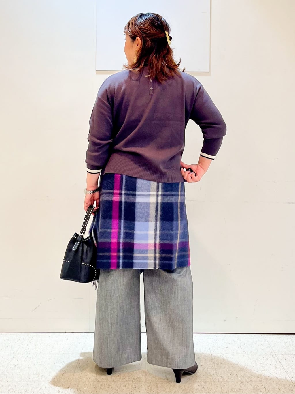 kimmyさんの「Reflect｜【すっきりシルエット】ワイドクロップドパンツ」を使ったコーディネート