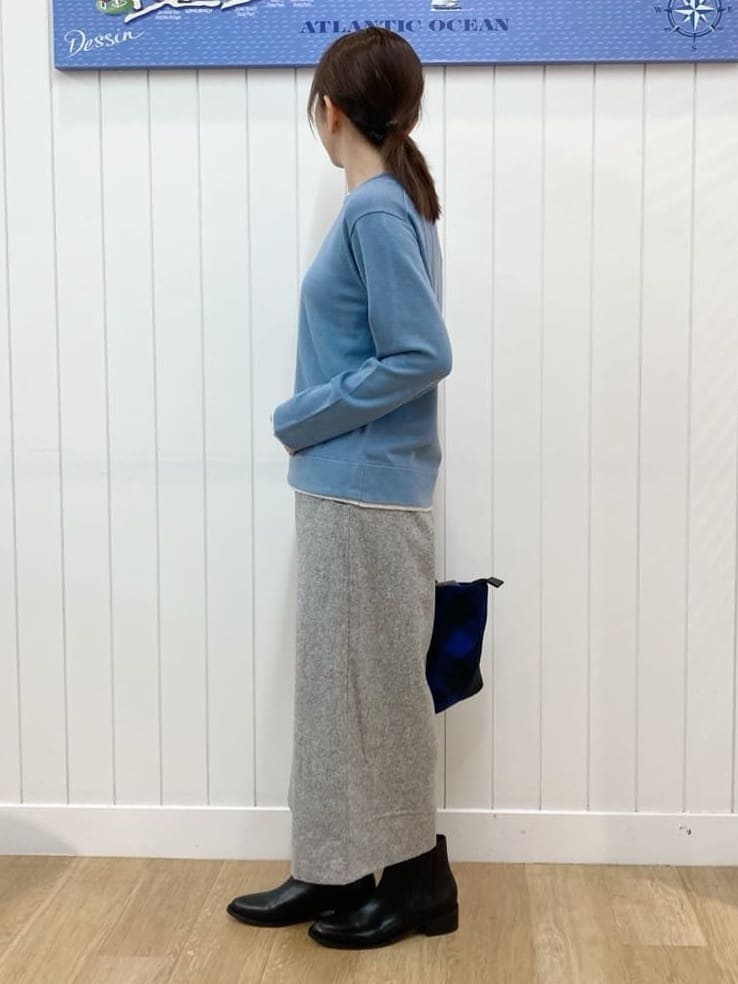 yoshiさんの「Dessin｜【ユニセックス/洗える】バイカラーニット」を使ったコーディネート