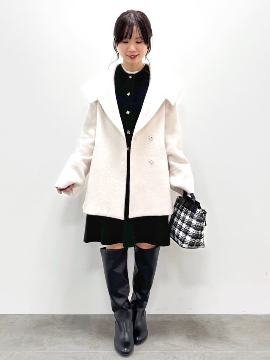 kozuさんの「index｜シャーリングデザイントップス【洗濯機OK／吸湿発熱】」を使ったコーディネート