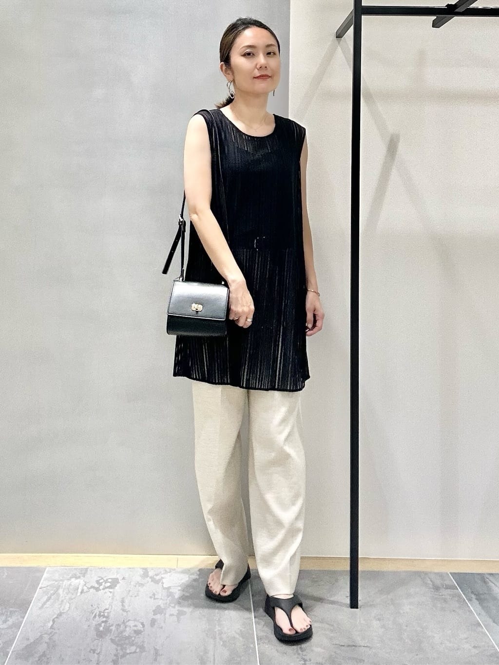 MAIさんの「INDIVI｜【洗える／セットアップ可能】ラッセルチュニック」を使ったコーディネート