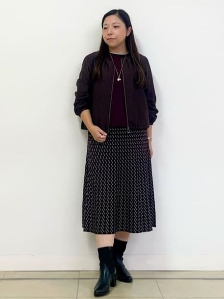 chisaさんの「Reflect｜【ライトアウター／ゆったり羽織れる／気軽な羽織りに◎】ライトブルゾン」を使ったコーディネート