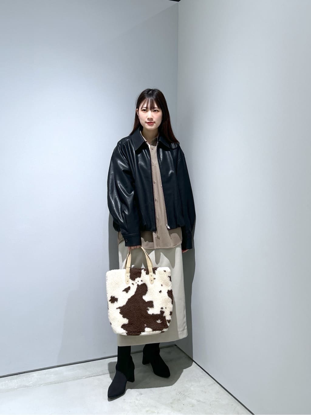 Renoさんの「INDIVI｜ボアトート」を使ったコーディネート