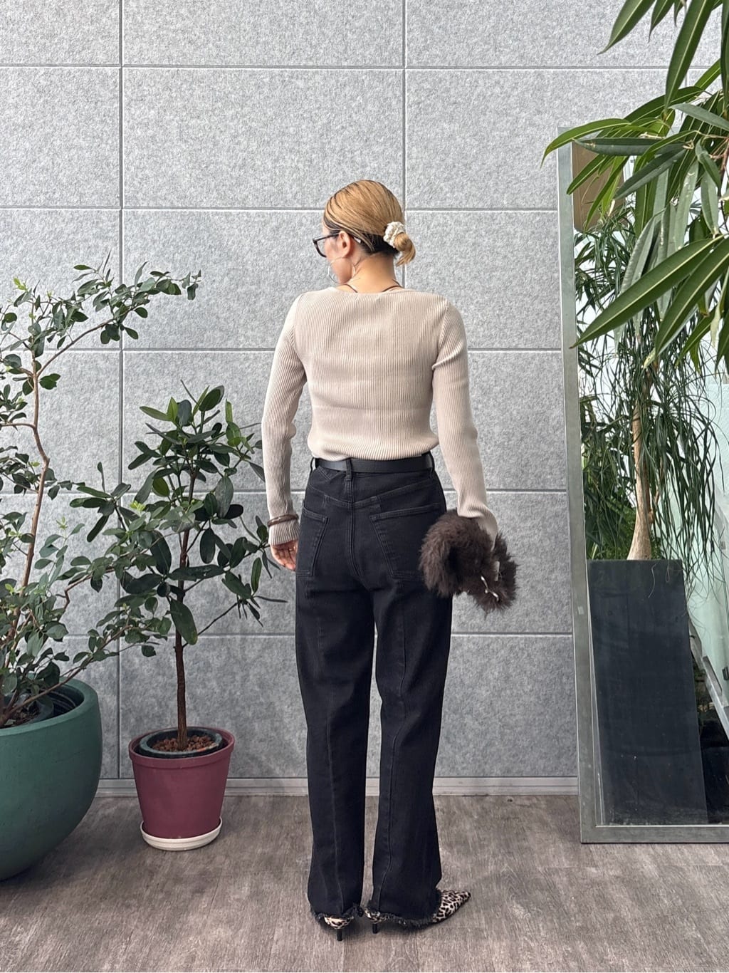 kotakiさんの「INDIVI｜センターピンタックデニム」を使ったコーディネート