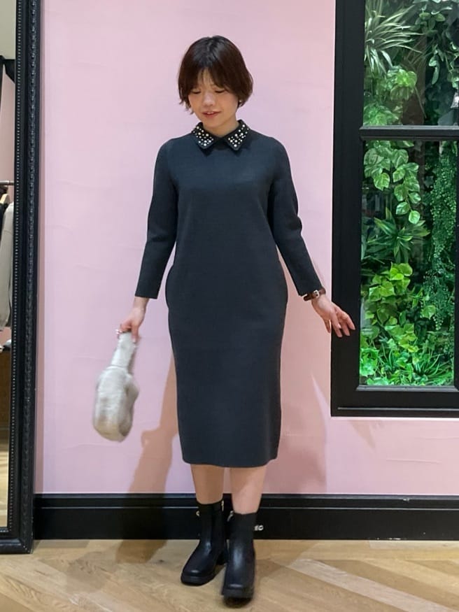 ogataさんの「DRESSTERIOR｜コンパクトフェイクファーバッグ」を使ったコーディネート