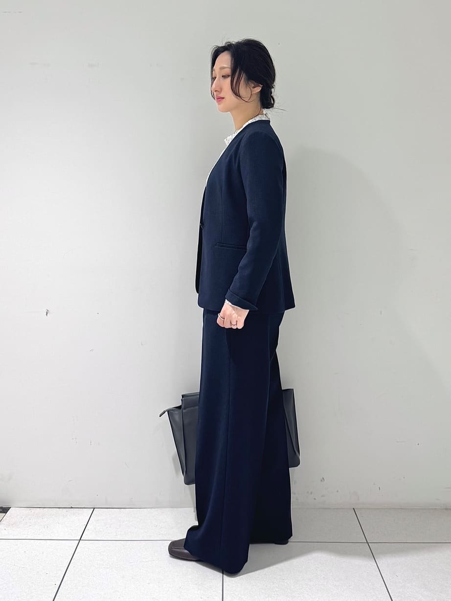 そんさんの「INDIVI｜【きれいめ／オフィス／イベント】フェザージャカードブラウス」を使ったコーディネート
