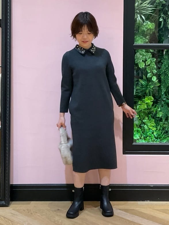 ogataさんの「DRESSTERIOR｜コンパクトフェイクファーバッグ」を使ったコーディネート