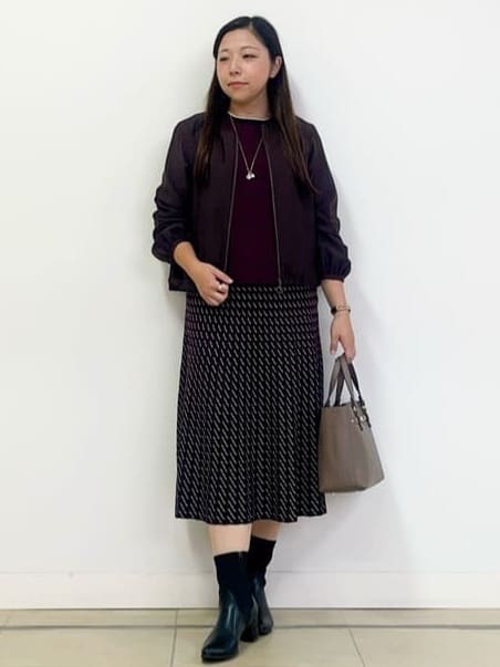 chisaさんの「Reflect｜【ライトアウター／ゆったり羽織れる／気軽な羽織りに◎】ライトブルゾン」を使ったコーディネート