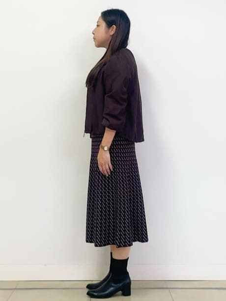 chisaさんの「Reflect｜【ライトアウター／ゆったり羽織れる／気軽な羽織りに◎】ライトブルゾン」を使ったコーディネート