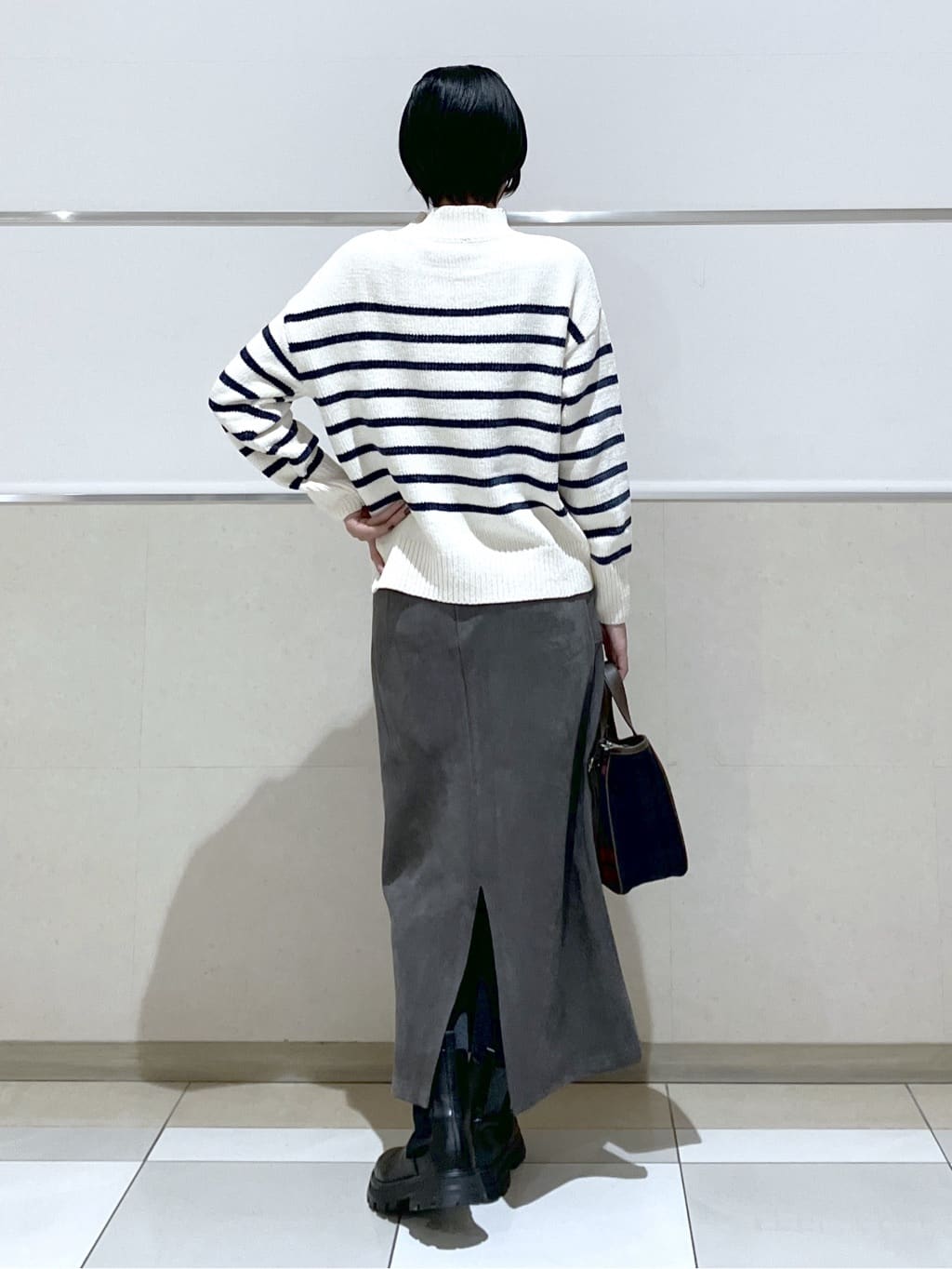 eriko さんの「Dessin｜【撥水・2WAY】ミュラーダウンコートミドル丈」を使ったコーディネート