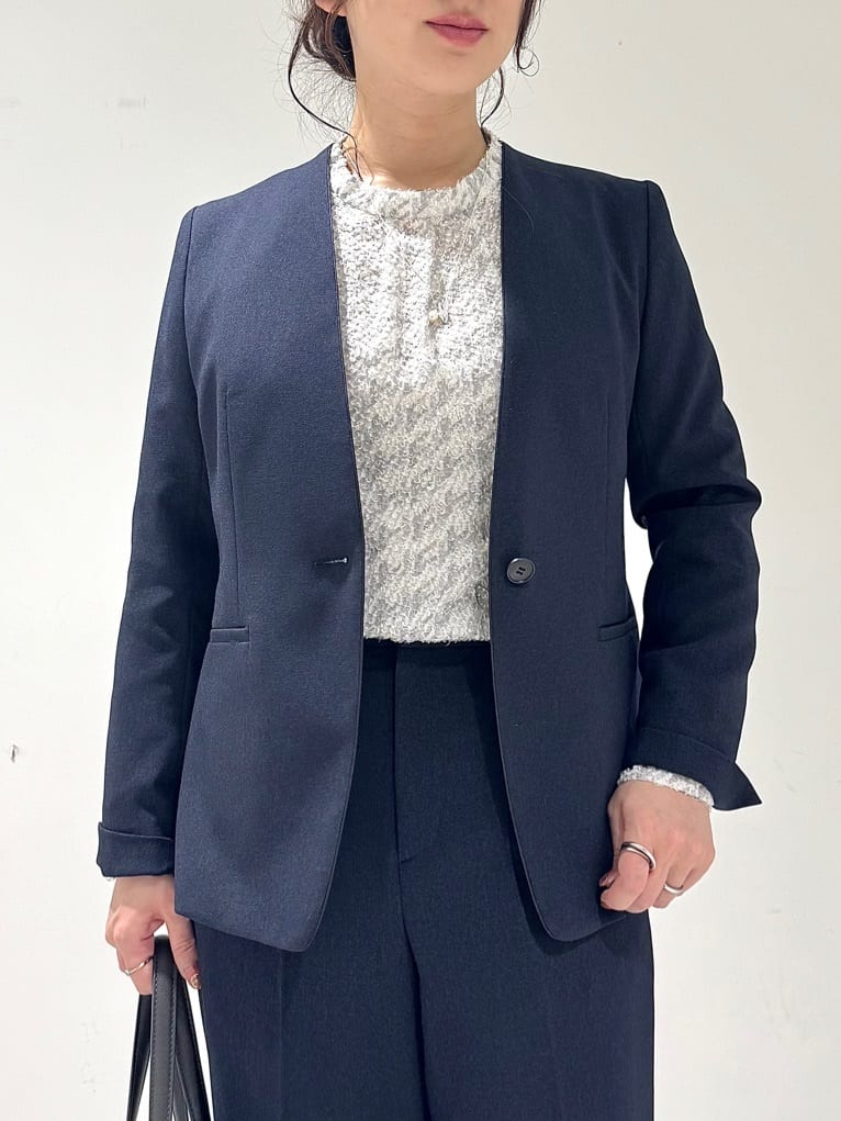 そんさんの「INDIVI｜【きれいめ／オフィス／イベント】フェザージャカードブラウス」を使ったコーディネート