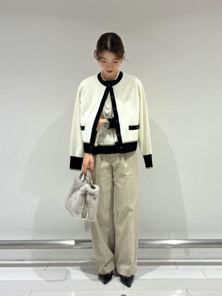 Rinさんの「UNTITLED｜【アンサンブル可/洗える】ウールミラノリブニット」を使ったコーディネート