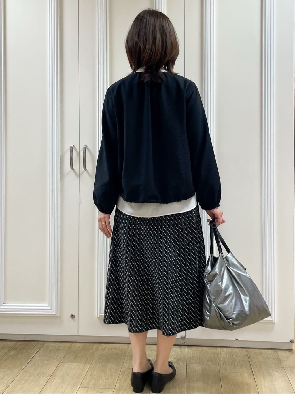 めいさんの「Reflect｜【ライトアウター／ゆったり羽織れる／気軽な羽織りに◎】ライトブルゾン」を使ったコーディネート