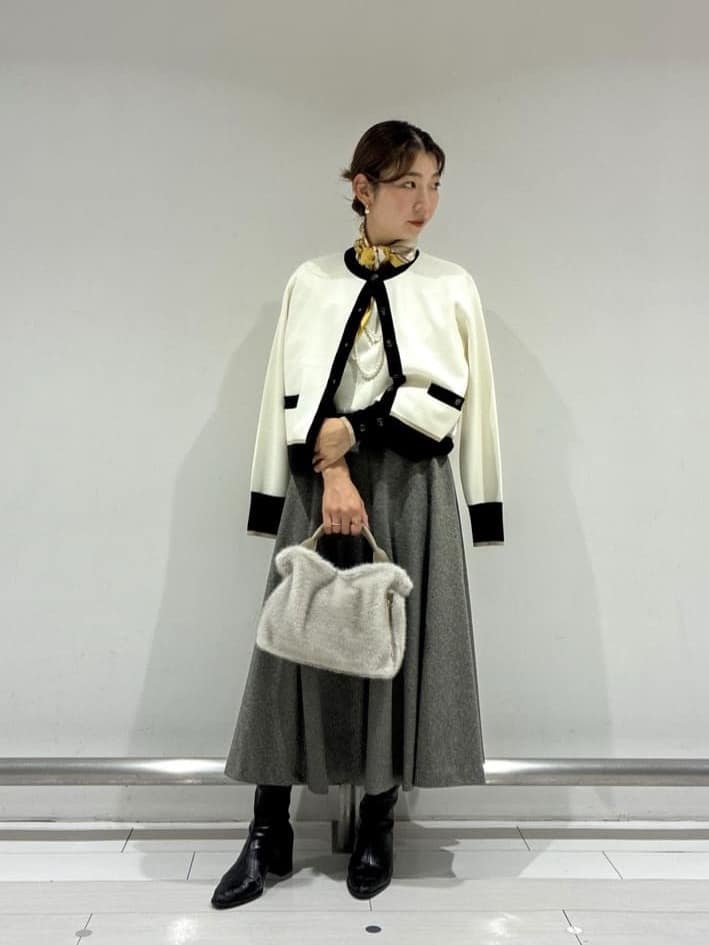 Rinさんの「UNTITLED｜【アンサンブル可/洗える】ウールミラノリブニット」を使ったコーディネート
