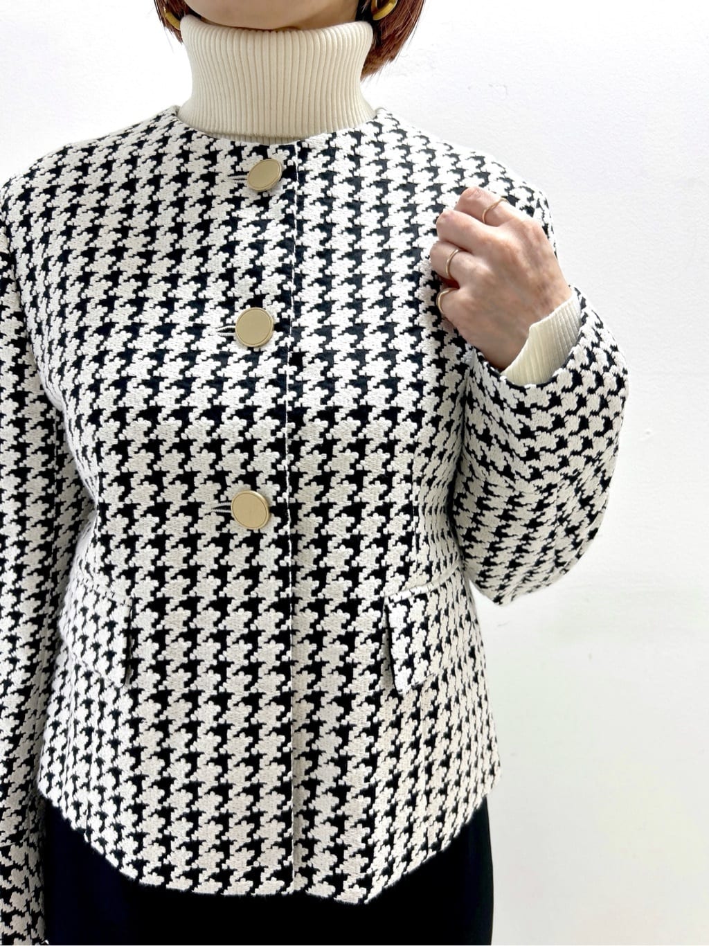 hacoさんの「UNTITLED｜【セットアップ可能】クラシックチドリ ジャケット」を使ったコーディネート
