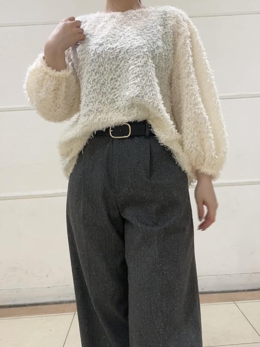 watanabeさんの「UNTITLED｜【洗える/1枚で着映え】カットジャカードトップス」を使ったコーディネート