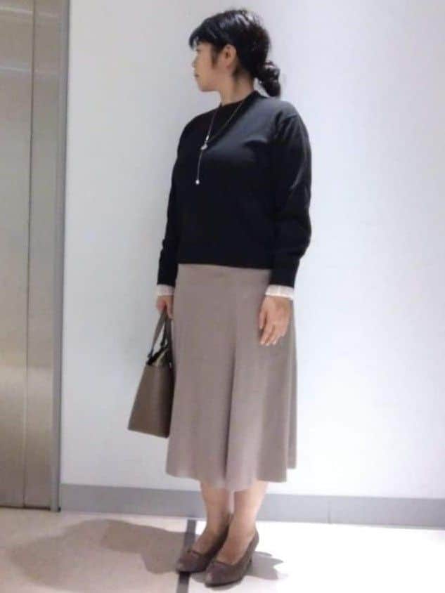 sakoさんの「Reflect｜【チェーン長さ調節可】コインパーツ&times;淡水パールネックレス」を使ったコーディネート