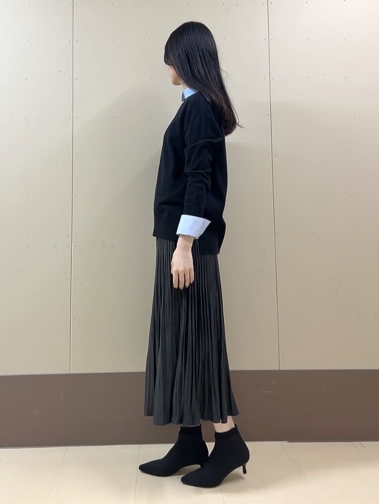 sechiさんの「UNTITLED｜【8色展開/体型カバー】魅せるタイムレスニット」を使ったコーディネート