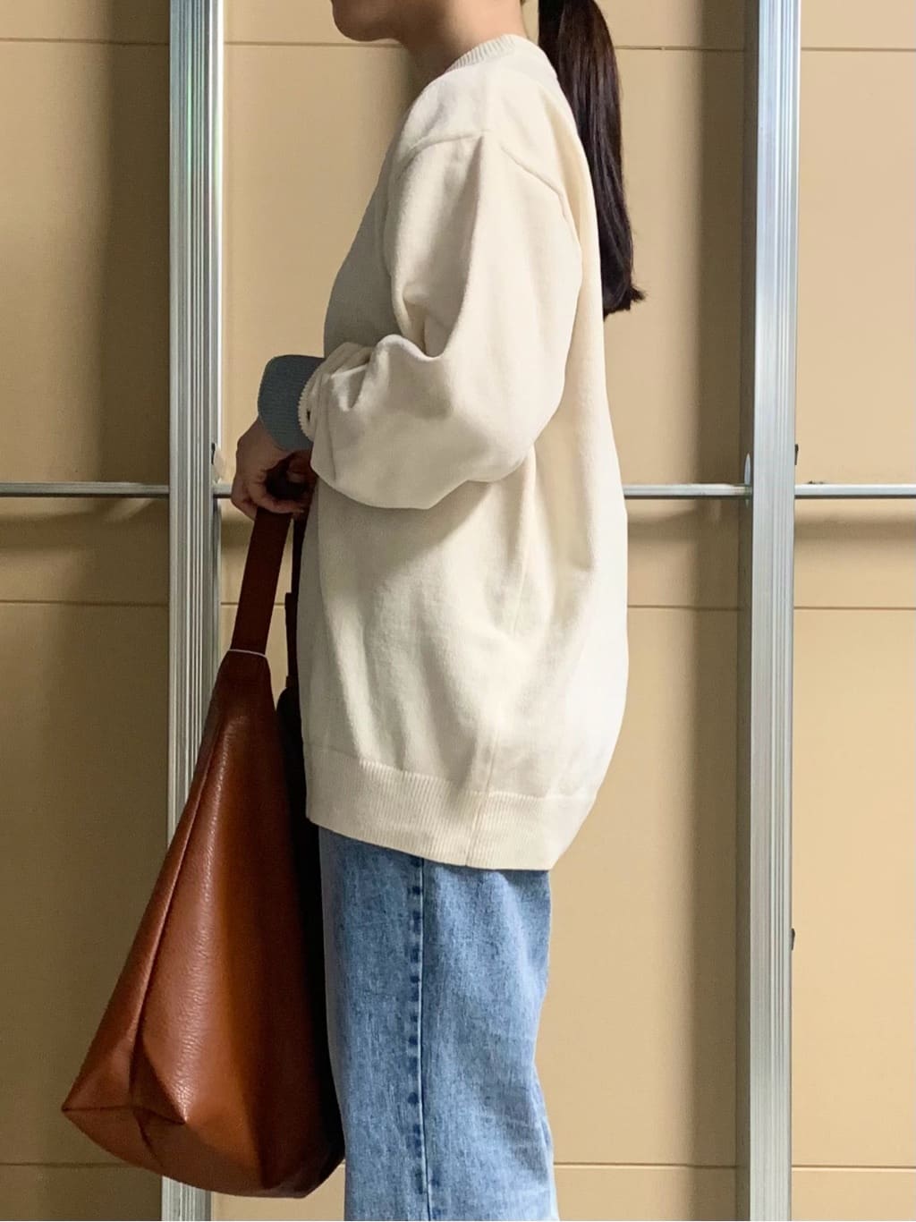 sahoさんの「THE SHOP TK｜【触れるたびに心地良い】ライトモールニット　洗濯機OK/ユニセックスでおすすめ！」を使ったコーディネート