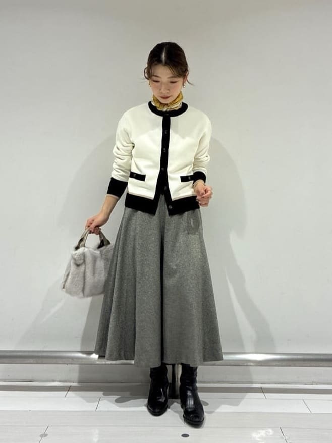 Rinさんの「UNTITLED｜【アンサンブル可/洗える】ウールミラノリブニット」を使ったコーディネート