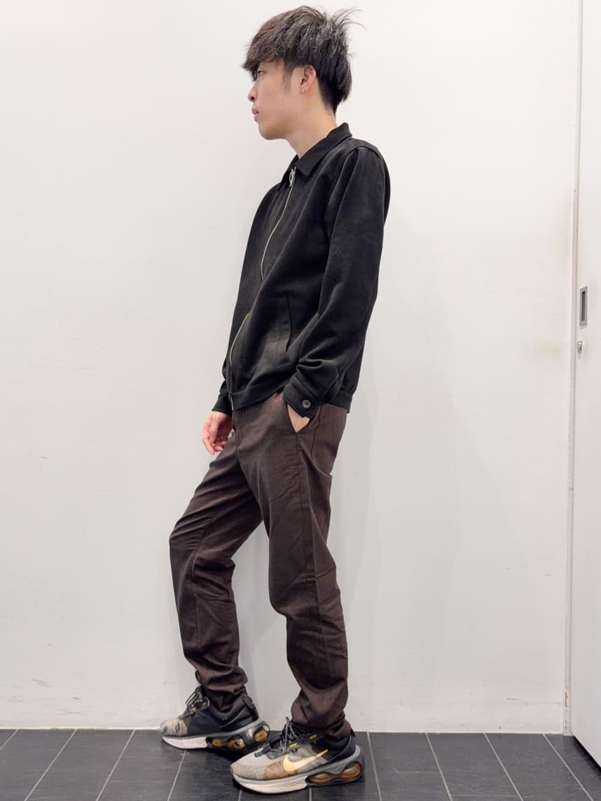 ちびちゃんさんの「THE SHOP TK｜7DAYSヘリンボンパンツ WARM【裏起毛/ストレッチ/洗濯機OK】」を使ったコーディネート