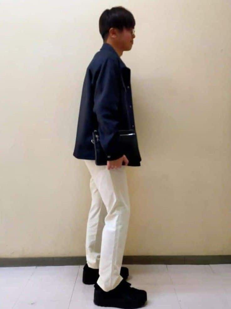 nerさんの「TAKEO KIKUCHI｜ストレッチ テーラードＴシャツ」を使ったコーディネート