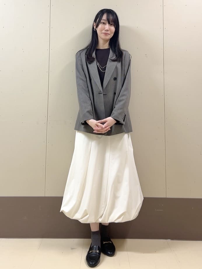 sechiさんの「UNTITLED｜【セットアップ可】ウールライク ダブルブレストジャケット」を使ったコーディネート