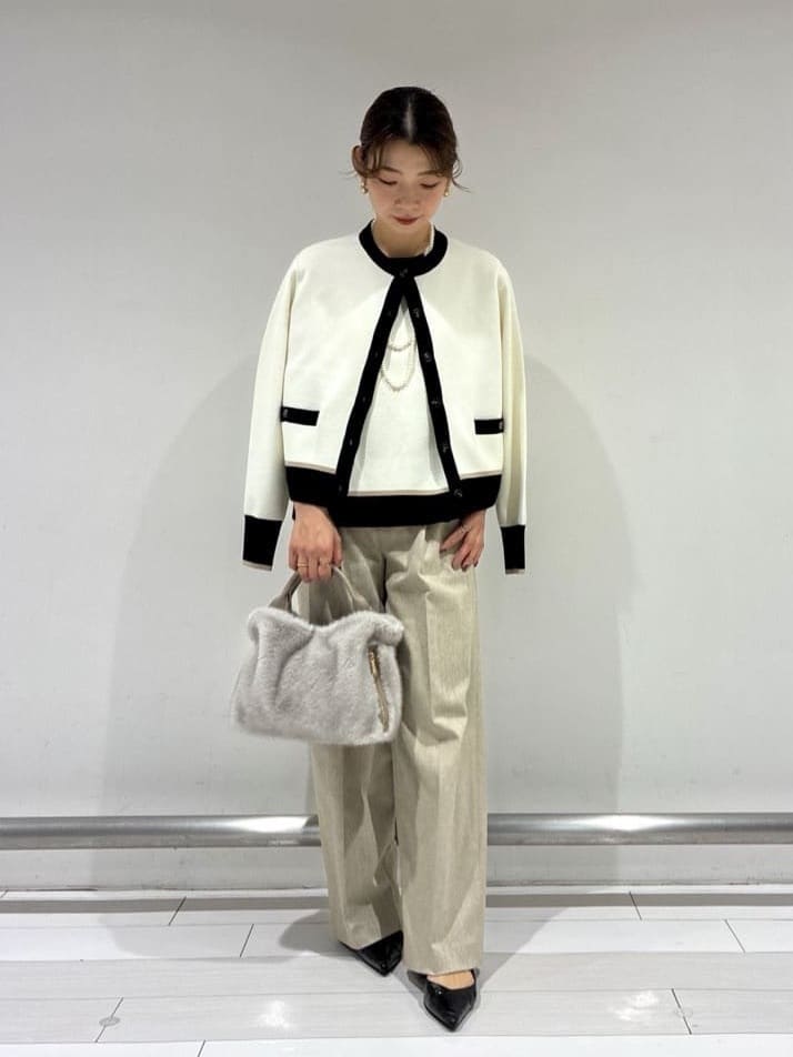 Rinさんの「UNTITLED｜【アンサンブル可/洗える】ウールミラノリブニット」を使ったコーディネート