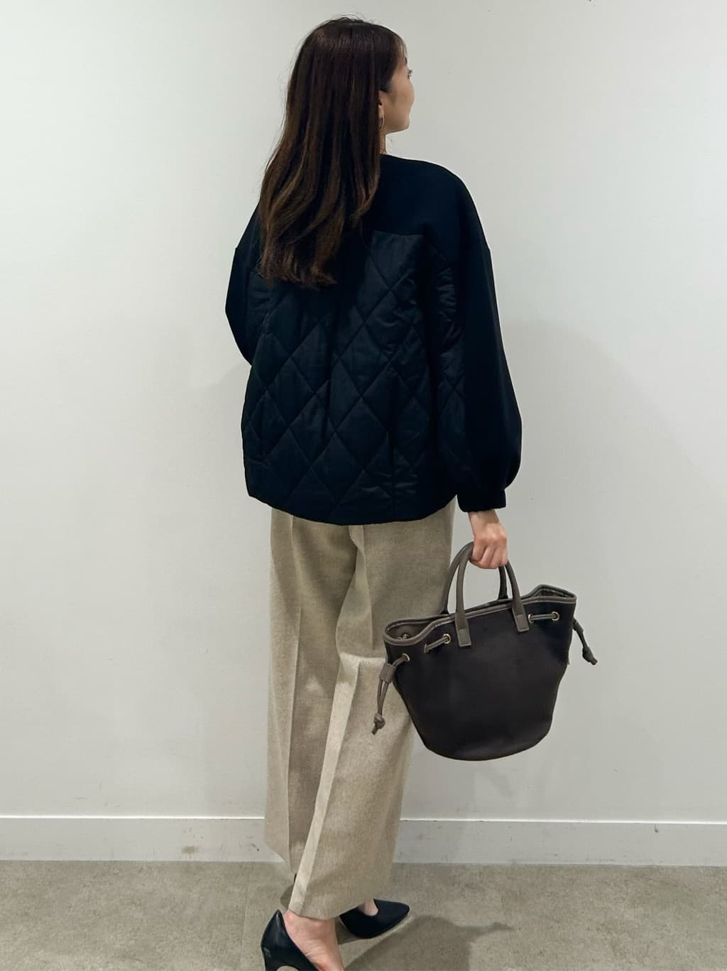 hayaseさんの「COUP DE CHANCE｜ダブルシェイプトート／2WAY使用／ショルダー付き」を使ったコーディネート