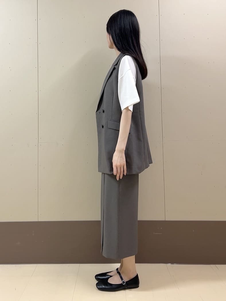 sechiさんの「UNTITLED｜【セットアップ可/洗える】スラブテーラードカラージレ」を使ったコーディネート