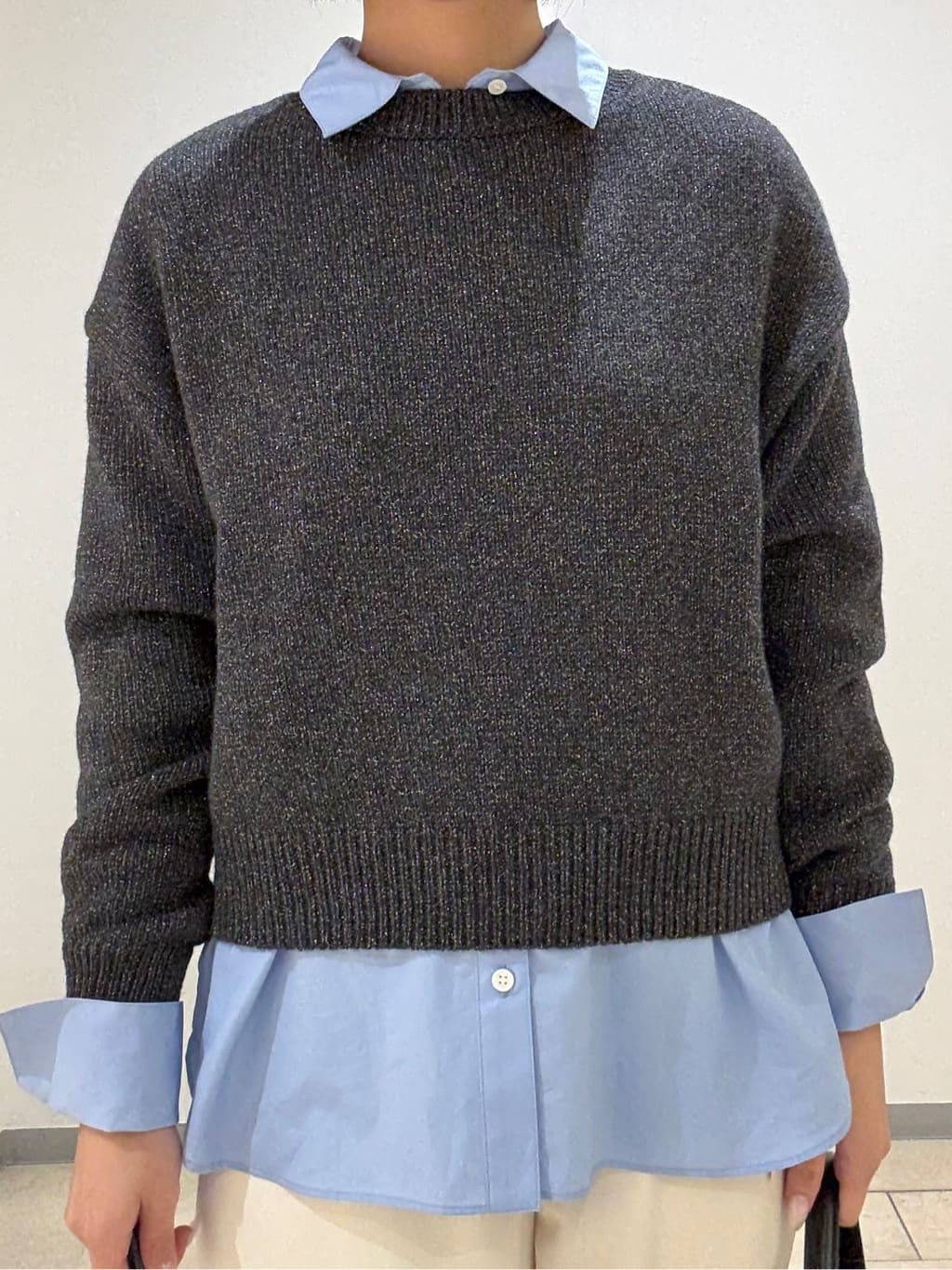 Itoさんの「UNTITLED｜【洗える/ワイド/ウエストゴム】ストレッチドロストパンツ」を使ったコーディネート