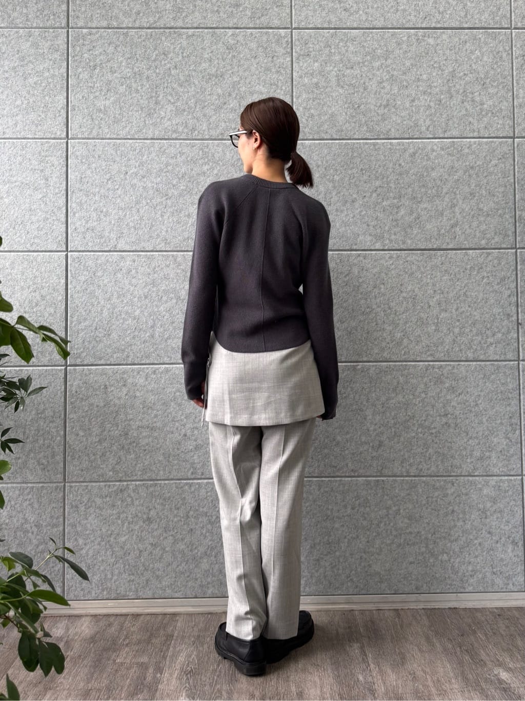 uchi__yamaさんの「CODE A｜bold form knit pullover」を使ったコーディネート