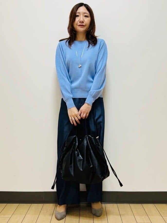 miiiさんの「Reflect｜【選べる6色／長く着られる◎】ボートネックニット」を使ったコーディネート