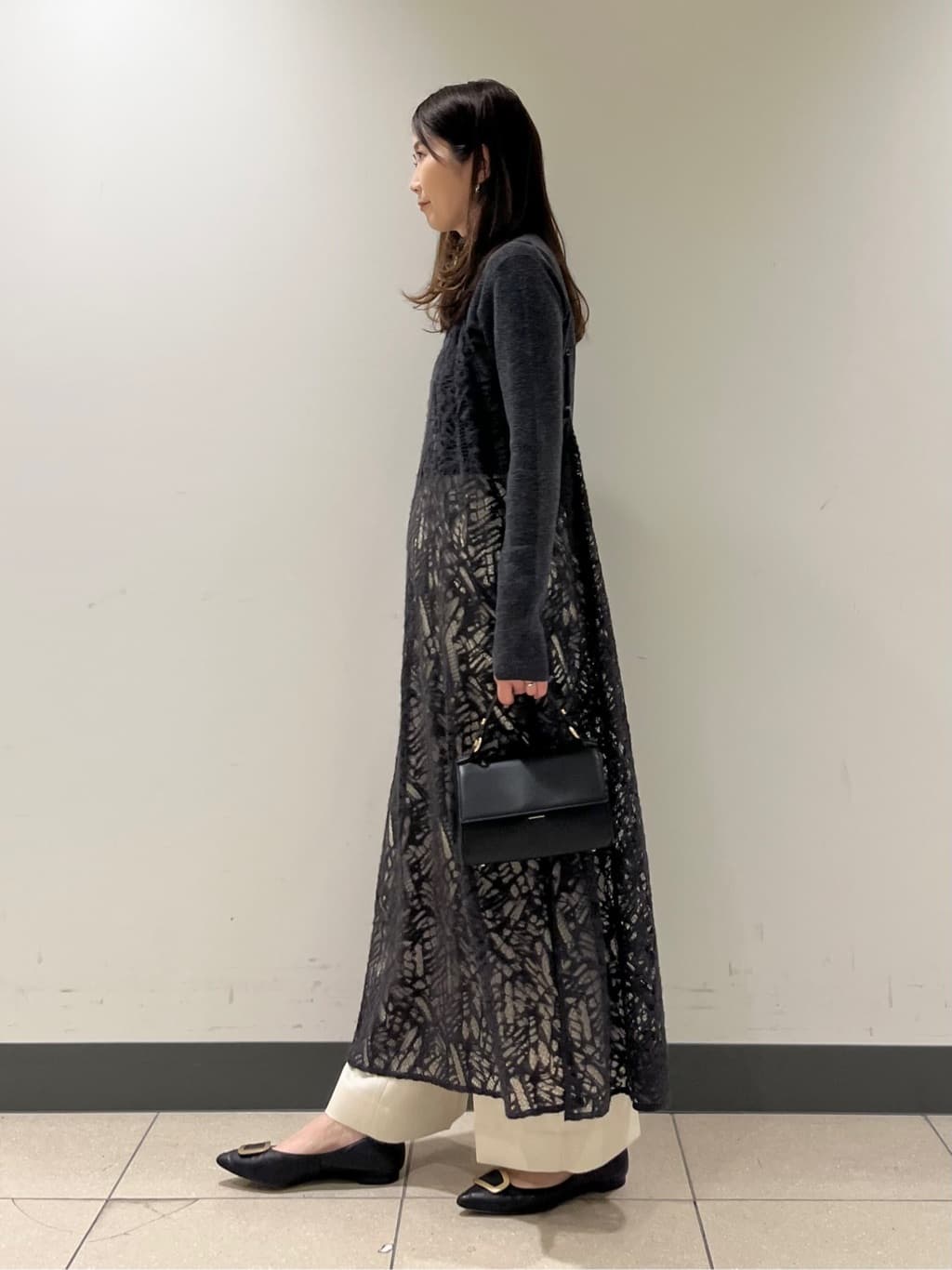shokoさんの「INDIVI｜【レイヤード◎】レースキャミドレス」を使ったコーディネート
