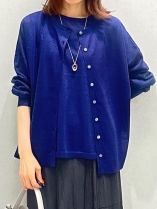 Miwaさんの「UNTITLED｜【アンサンブル可/洗える】シアーノースリーブ プルオーバー」を使ったコーディネート