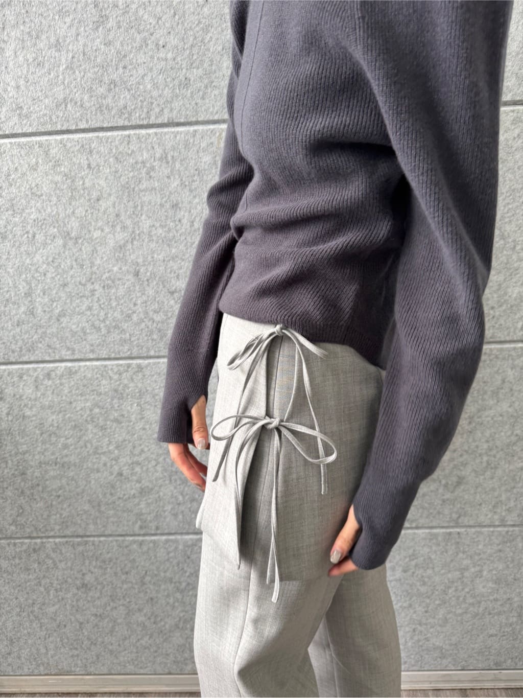 uchi__yamaさんの「CODE A｜bold form knit pullover」を使ったコーディネート